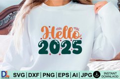 Happy New Year SVG Design, New Year SVG, New Year design Product Image 1