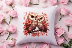 Chibi Owl Valentines Day Clipart and Stickers, Valentines PN Product Image 4