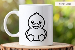 Cute Baby Duck SVG Product Image 4