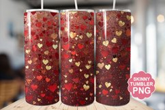 Valentine Glitter Tumbler | Valentine Tumbler Wrap Product Image 1