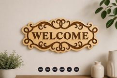 Welcome Sign Lasercut Product Image 1