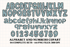 Father’s Day Alphabet clipart, father’s day letters doodle Product Image 4