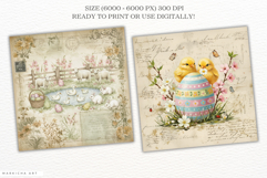 Easter Farm Old Vintage Backgrounds Product Image 4