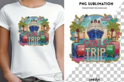 Girls trip png design for T-shirts Product Image 4