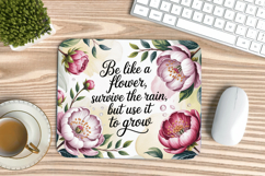 Inspirational Quotes Mouse Pad, Motivational PNG Sublimation Product Image 1
