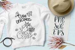 Cute Pony Unicorn Happy Baby Animal SVG, EPS Png Product Image 1