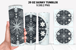 Flowers Skinny Tumbler 20oz Wrap Design, Spring Tumbler Wrap Product Image 1