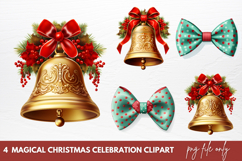 Magical Christmas Celebration Clipart Sublimation Product Image 1