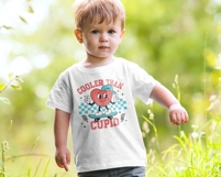 Valentine SVG PNG, Cooler than Cupid SVG | Boys Valentines Product Image 3
