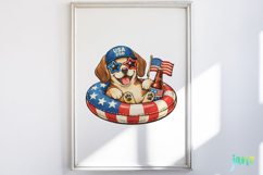 Patriotic Dog Collection PNG Product Image 2