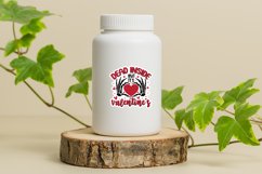 Dead inside but it&#039;s valentine&#039;s Sticker Product Image 4