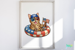Patriotic Cat Collection PNG Product Image 2
