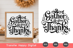 Gather and Give Thanks SVG Product Image 1