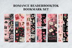 Romance Reader &amp; Romantasy Bookmark Set,Pink BookTok Gift Product Image 4