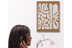 Retro Daisy Floral Cutout Embroidery Design Product Image 4