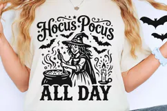 Hocus Pocus All Day Svg, Halloween Witch Svg, Funny Svg. Product Image 5