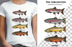 Fishing png design for T-shirts Product Image 4