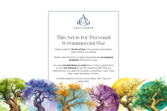 Watercolor Majestic Tree Cliparts Bundle Product Image 4