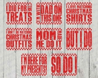 6 PNG Funny Family Christmas PNG Bundle Matching Family Product Image 3