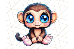 Safari Animals Clipart Png, Cute Kawaii Style for Crafts Product Image 4