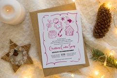 Hand drawn whimsical Christmas PNG, SVG Product Image 2