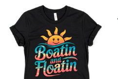 Boatin and Floatin svg | Svg Files for Cricut | Shirt Svg Product Image 1
