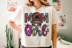 Mom Of Girl PNG sublimation | Mother's Day PNG T-Shirt Product Image 9