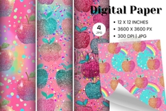 Back to School Background Teacher Wallpaper Digital Paper_2 Product Image 1