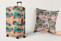 Cozy Village Landscape Seamless Pattern Product Image 4