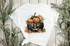 Black Pumpkins Sublimation Clipart Product Image 2