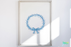 Blue Christmas Clipart Product Image 2