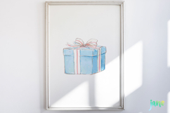 Blue Christmas Clipart Product Image 2