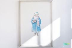 Blue Christmas Clipart Product Image 2