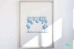 Blue Christmas Clipart Product Image 2