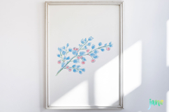 Blue Christmas Clipart Product Image 2