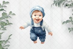 Blue Pastel Nursery Sublimation Clipart Product Image 1