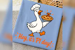 Hey Its Pi Day PNG, Cute Goose Pie Math Design, Funny Pi Day Product Image 3