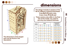 Writer’s Office Book Nook Laser Cut File, SVG Library Product Image 4