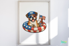 Patriotic Dog Collection PNG Product Image 2