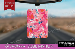 Brush Stroke Air Freshener PNG - Abstract PNG Sublimation Product Image 1