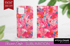 Brush Stroke Phone Case PNG - Abstract Case PNG Sublimation Product Image 1