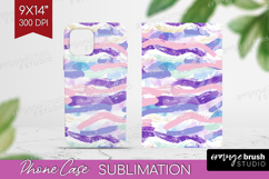Brush Stroke Phone Case PNG - Abstract Case PNG Sublimation Product Image 1