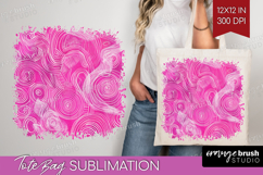 Brush Stroke Tote Bag - Abstract Tote Bag PNG Sublimation Product Image 1