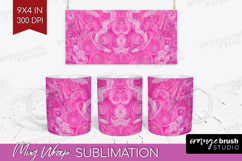 Brush Stroke Mug Wrap - Abstract Mug PNG Sublimation Product Image 1