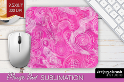 Brush Stroke Mouse Pad Sublimation - Abstract Mousepad PNG Product Image 1
