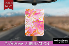 Brush Stroke Air Freshener PNG - Abstract PNG Sublimation Product Image 1
