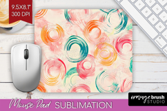 Brush Stroke Mouse Pad Sublimation - Abstract Mousepad PNG Product Image 1