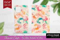 Brush Stroke Phone Case PNG - Abstract Case PNG Sublimation Product Image 1