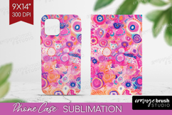 Brush Stroke Phone Case PNG - Abstract Case PNG Sublimation Product Image 1