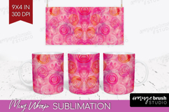 Brush Stroke Mug Wrap - Abstract Mug PNG Sublimation Product Image 1